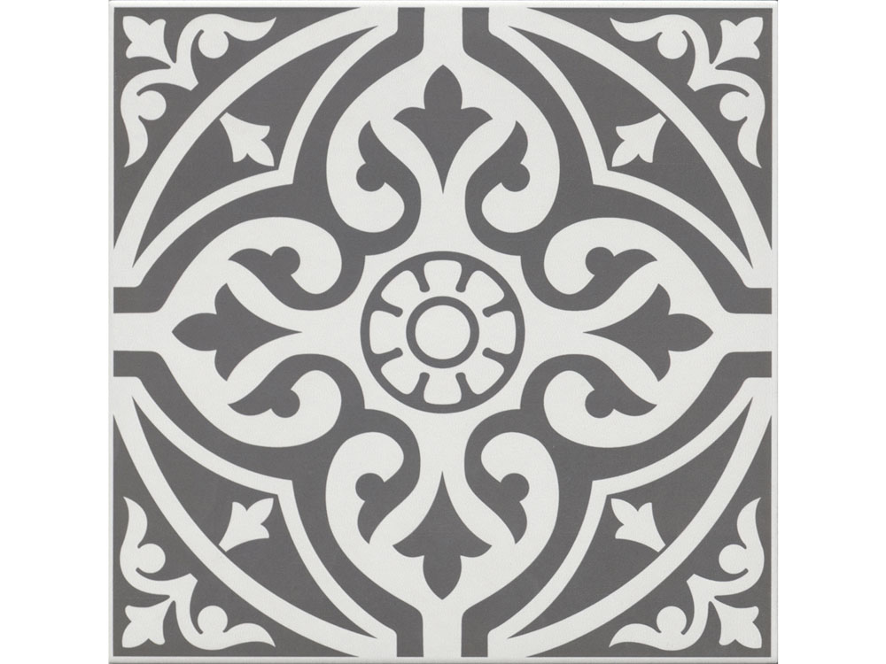 Çanakkale Seramik Gs-D4878 Ornament Klasik Siyah 33x33 Hemen Al