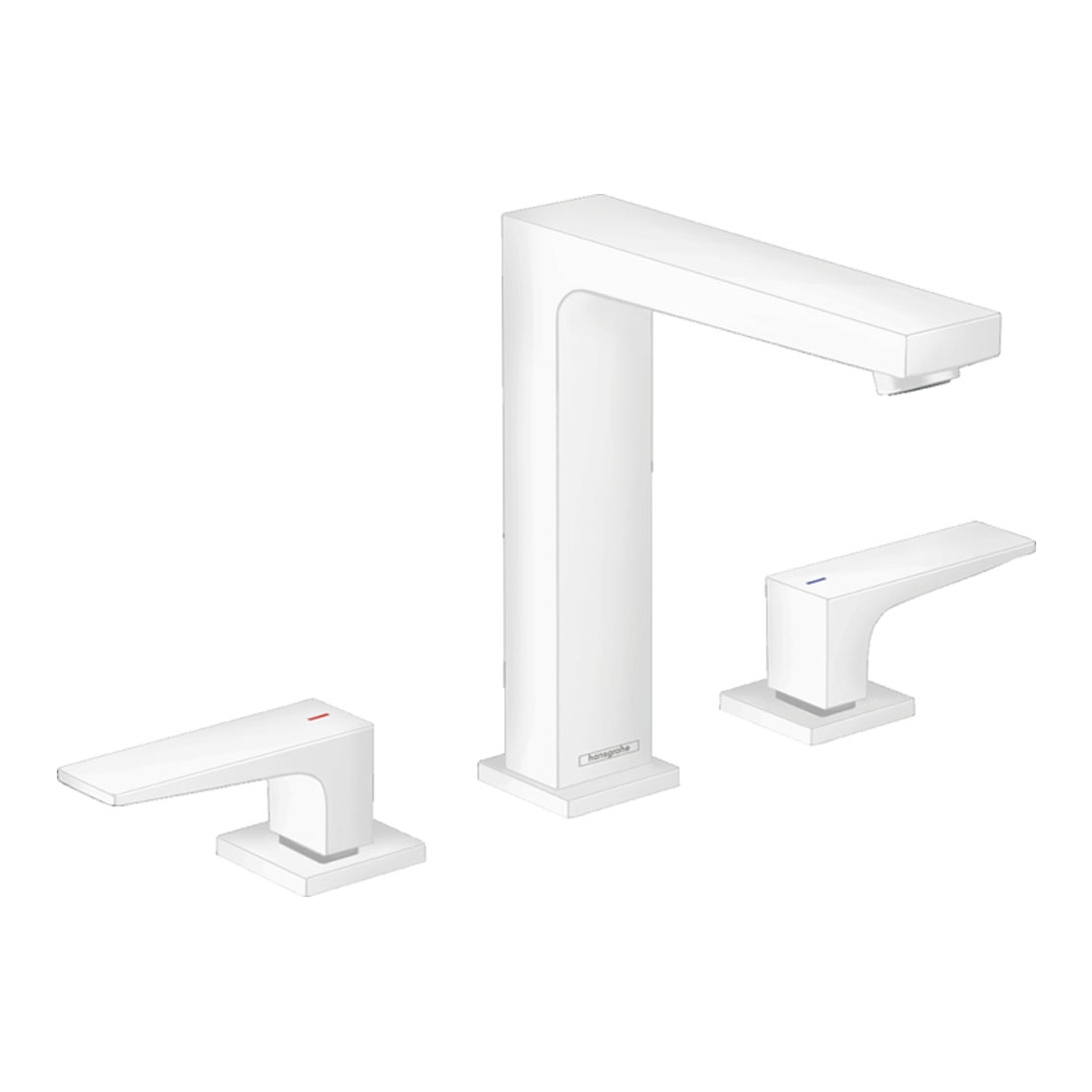 HansGrohe Metropol 160 Çubuk Volan 3 Delikli Satin Beyaz Lavabo Bataryası Hemen Al