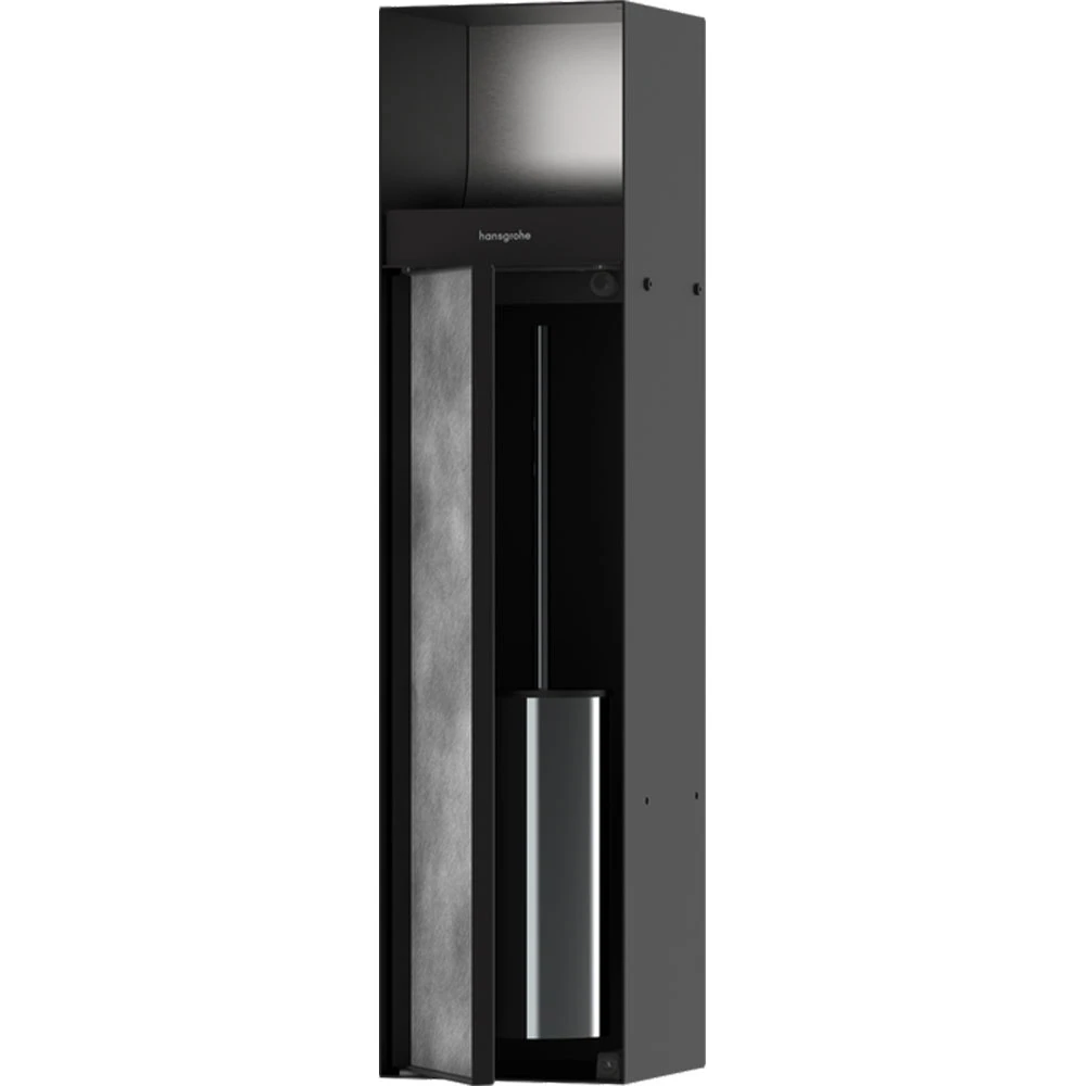Hansgrohe XtraStoris Rock Satin Siyah Ankastre Tuvalet Fırçalığı ve Kağıtlığı 56062670 Hemen Al