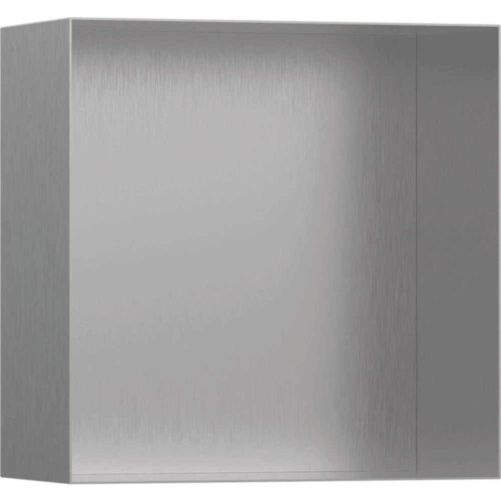 Hansgrohe XtraStoris Minimalistic 30x30x14 Cm Mat Paslanmaz Çelik Açık Çerçeveli Duvar Nişi Hemen Al