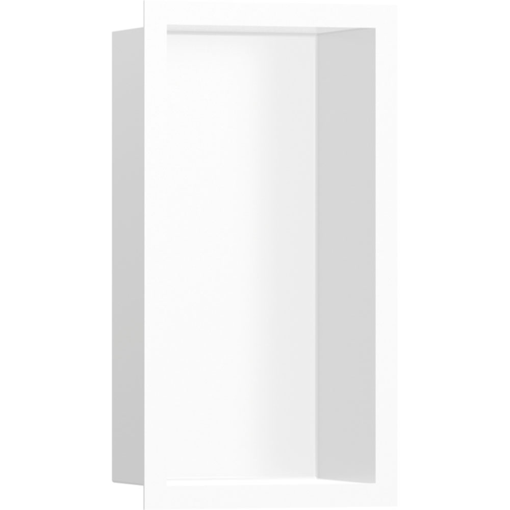 Hansgrohe XtraStoris Individual 30x15x10 Cm Satin Beyaz Çerçeveli Mat Beyaz Duvar Nişi Hemen Al