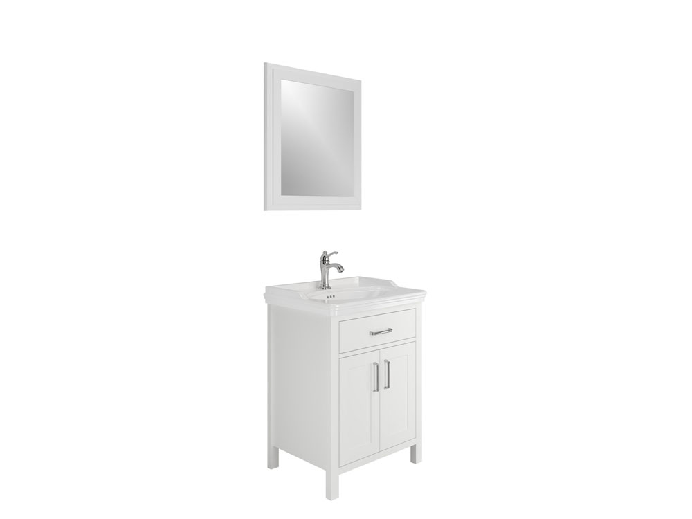 Kale Vintage 65 Cm Beyaz Banyo Dolabı Takımı 610100201038 Hemen Al