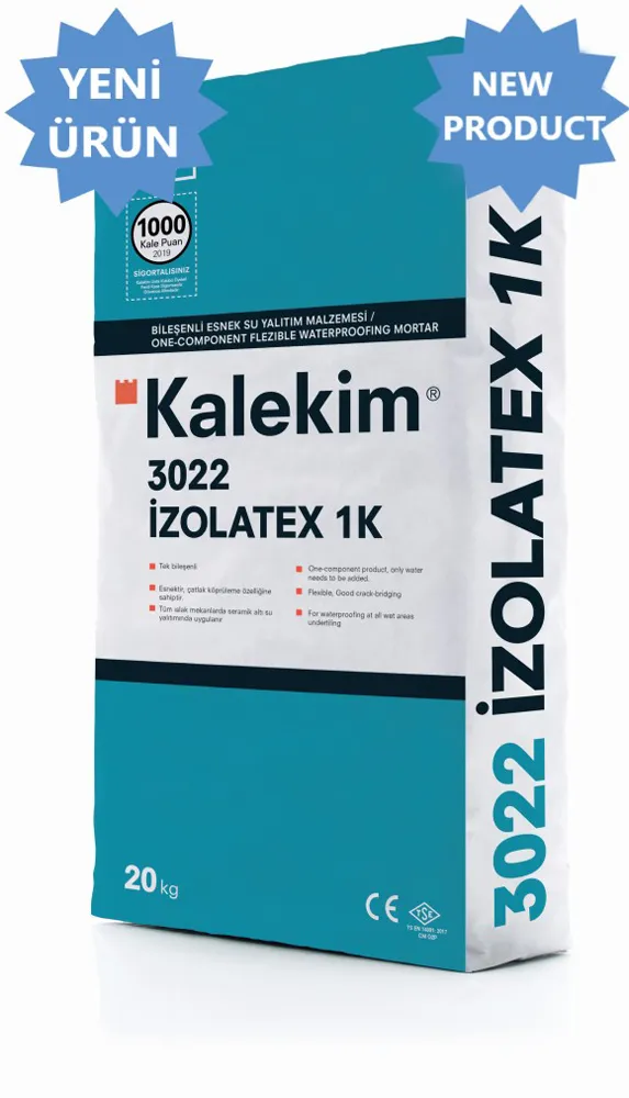 İzolatex 1K - Tek bileşenli, Esnek Su Yalıtım Harcı (Gri) 3022 Hemen Al