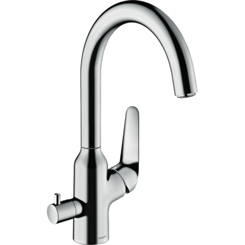 Hansgrohe Focus Tek Kollu Mutfak bataryası 220 Cihaz Kapatma Vanası Krom Hemen Al