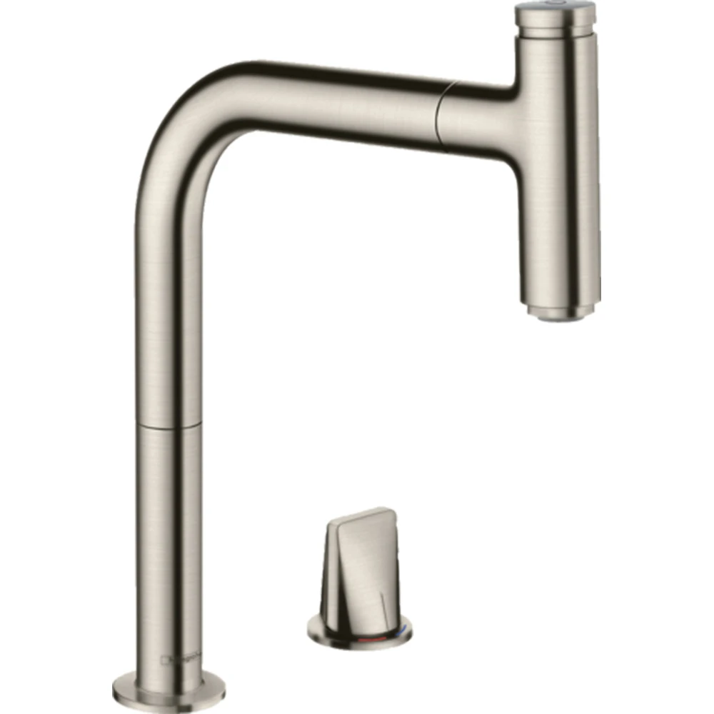 Hansgrohe Metris Select 2 Delikli Tek Kollu Krom Mutfak Bataryası