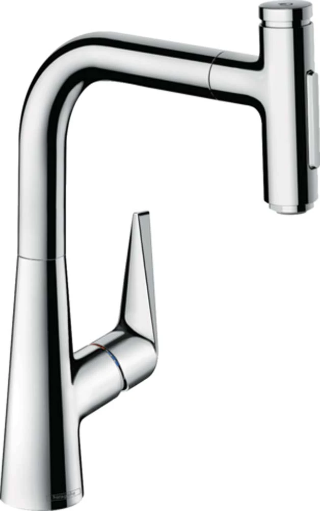 Hansgrohe Talis Select Tek Kollu Mutfak Bataryası 220 Çekilebilir Sprey Krom Hemen Al