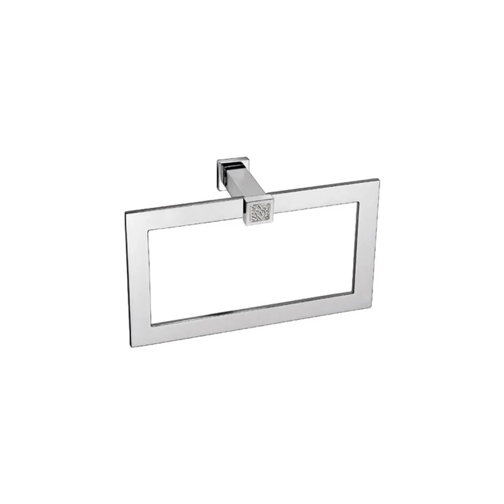 Windisch Gaudi Square 24 Cm Krom-Beyaz Halka Havluluk Hemen Al