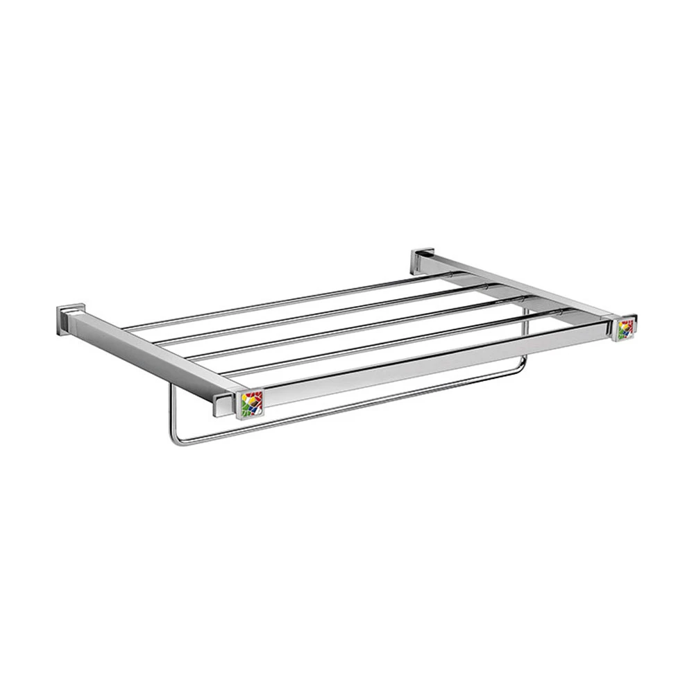 Windisch Gaudi Square 54 Cm Krom-Renkli Raflı Havluluk Hemen Al