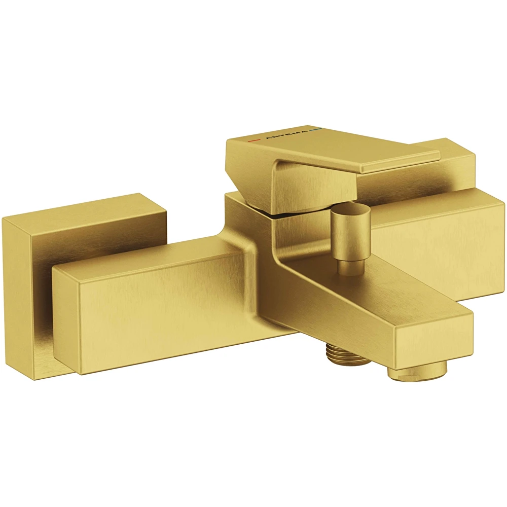 Artema Minimax Square Fırçalı Altın Banyo Bataryası - A4352025 Hemen Al