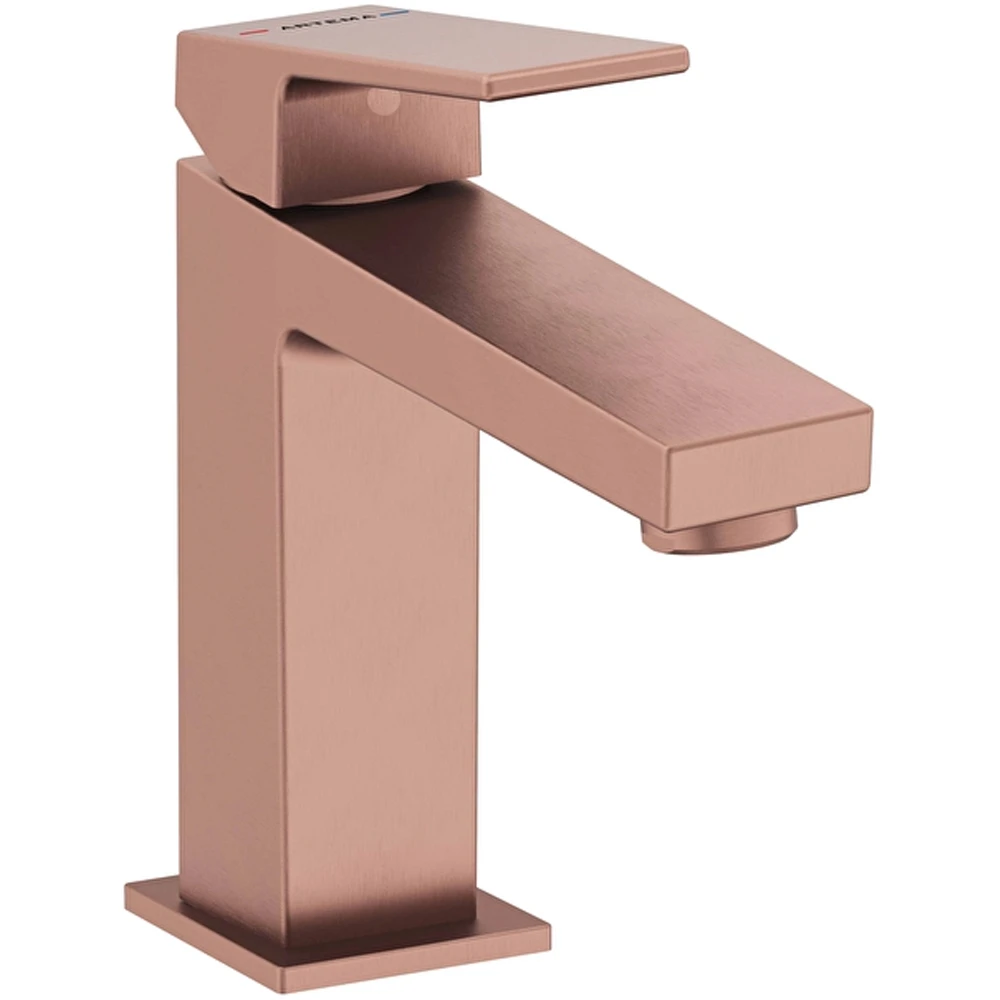 Artema Minimax Square Fırçalı Bakır Yüksek Lavabo Bataryası - A4372224 Hemen Al