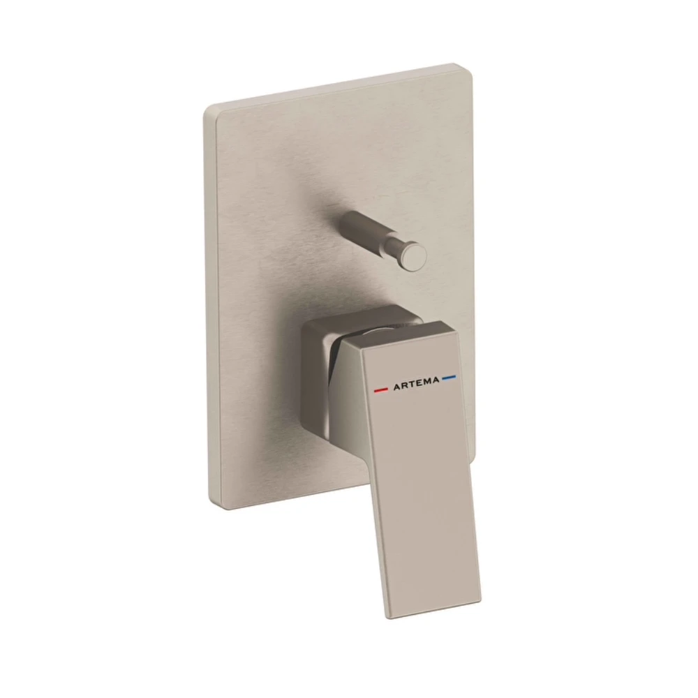 Artema Minimax Square Fırçalı Nikel Ankastre Banyo Bataryası (A4373234) Hemen Al