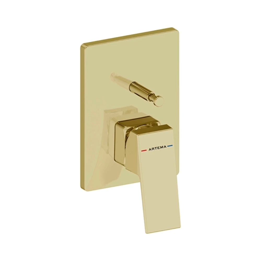 Artema Minimax Square Soft Altın Ankastre Banyo Bataryası (A4373274) Hemen Al