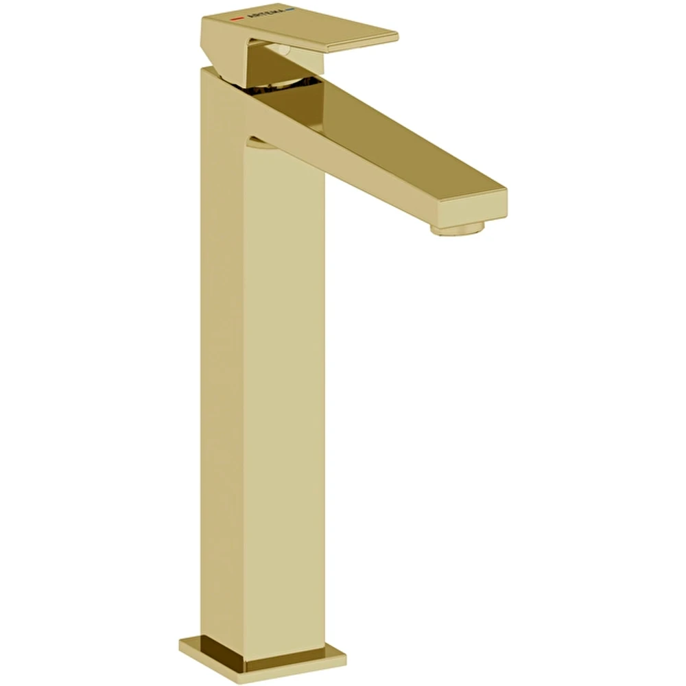 Artema Minimax Square Soft Altın Yüksek Lavabo Bataryası - A4372474 Hemen Al