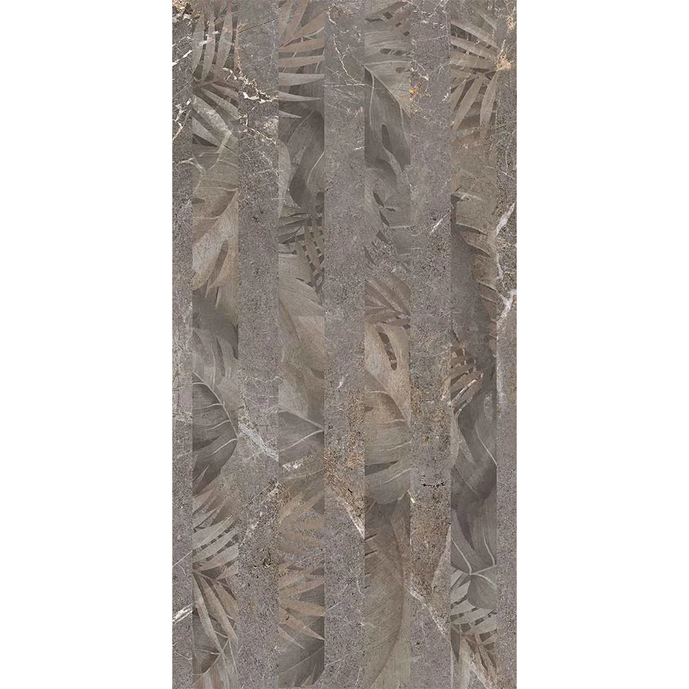 Çanakkale Seramik Fon-8816 Salvia Gri Floral Dekor 30x60 Hemen Al