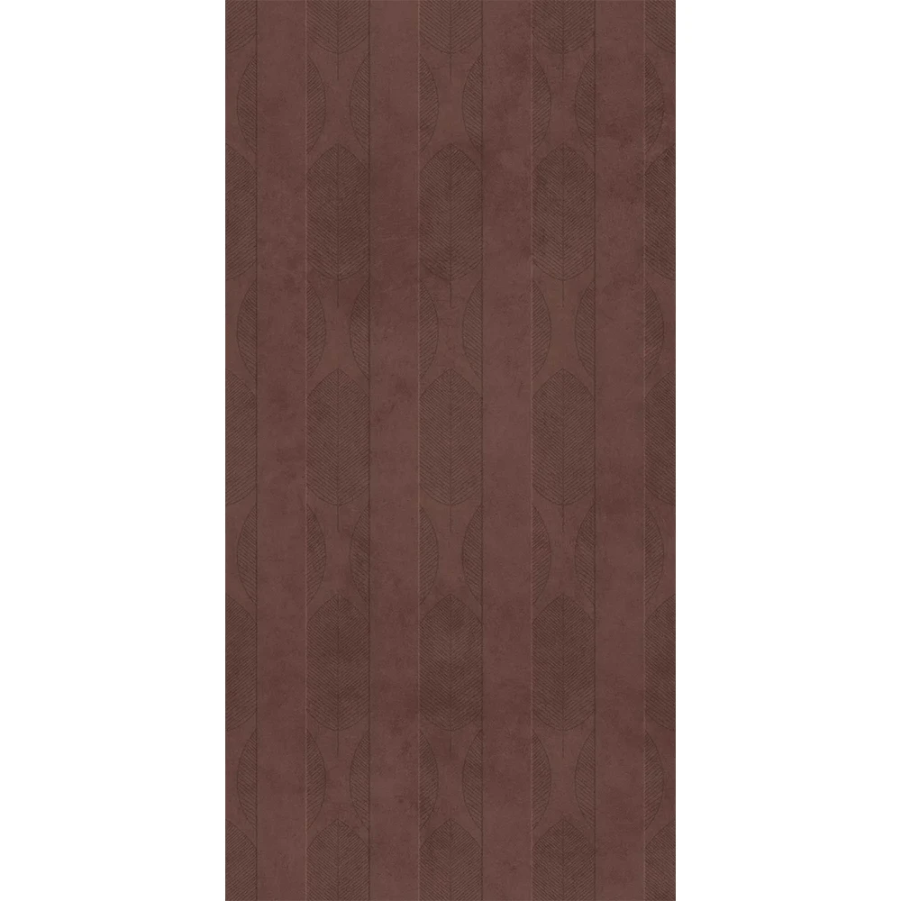 Çanakkale Seramik Rm-2274R Lyrique Bordo Yaprak Dekor 60x120 Hemen Al