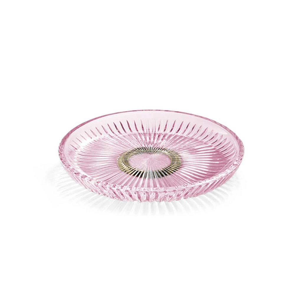 3sc Elegance Pembe-Altın Oval Tepsi Hemen Al