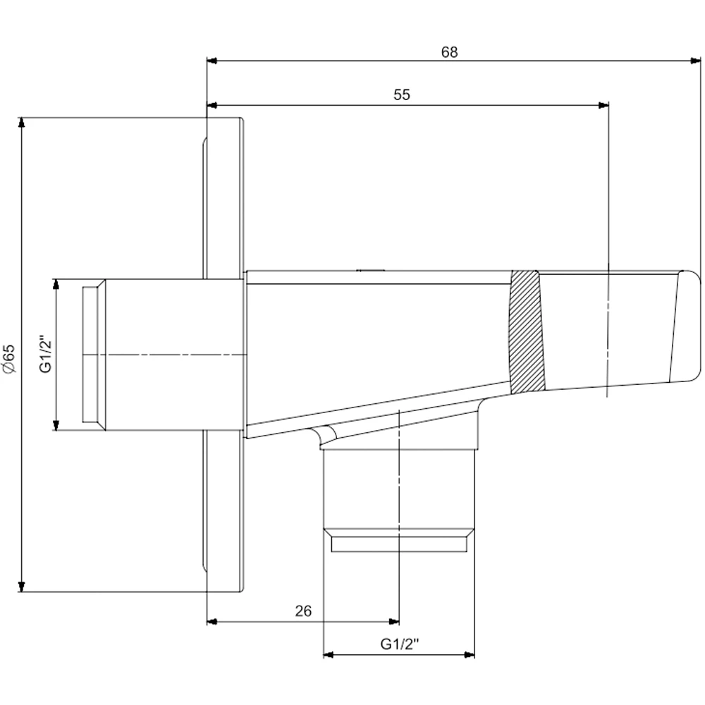 Eca Dalia Altın Duş Çıkış Dirseği - 102199926A1-Y Hemen Al