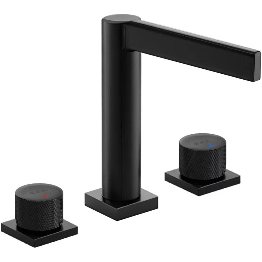 Eca Life 3 Delikli Tezgah Üstü Mat Siyah Ankastre Lavabo Bataryası - 102105778C1 Hemen Al