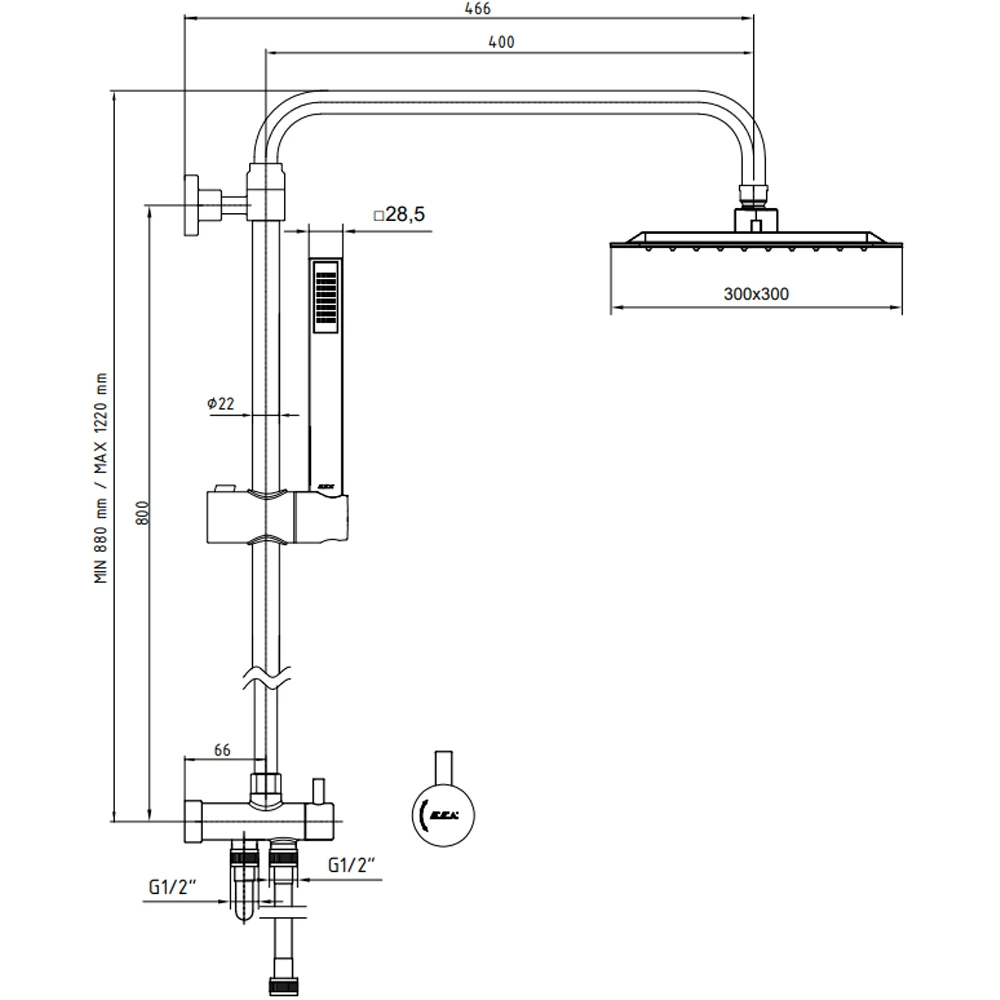Eca Life Duş Kolonu - 102158079 Hemen Al