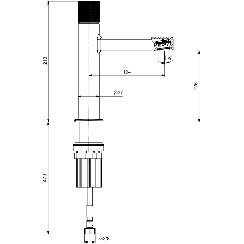 Eca Life Mat Siyah Lavabo Bataryası - 102188781C1 Hemen Al