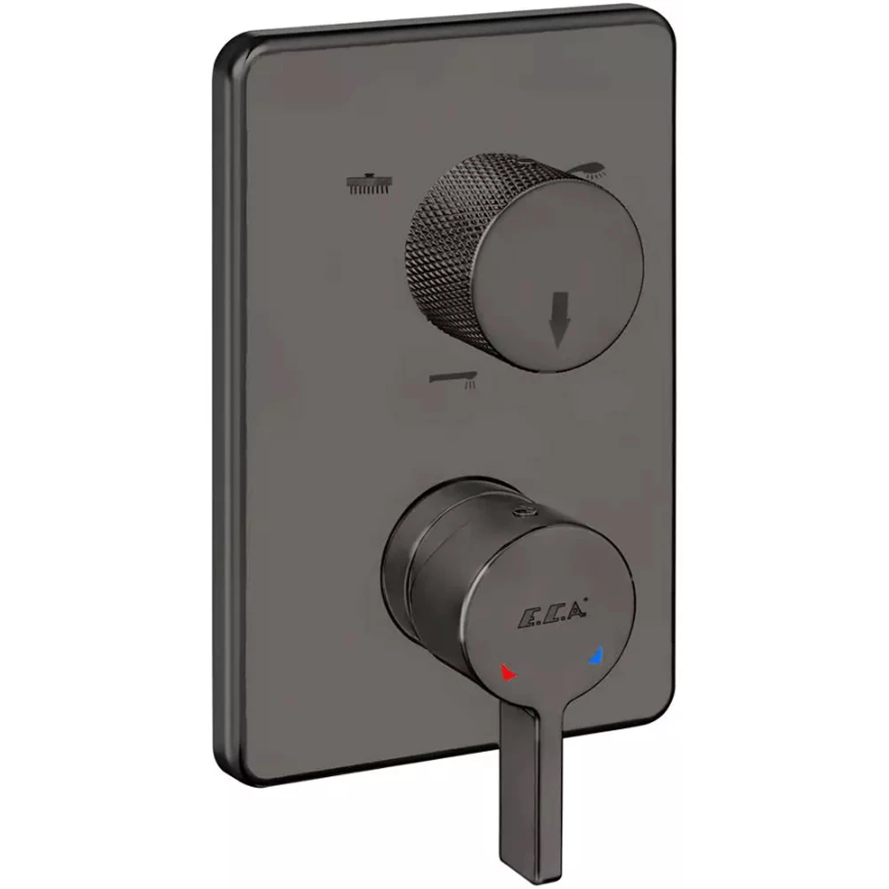 Eca Life Mat Antrasit Ankastre Banyo Bataryası - 102167322C5-K Hemen Al