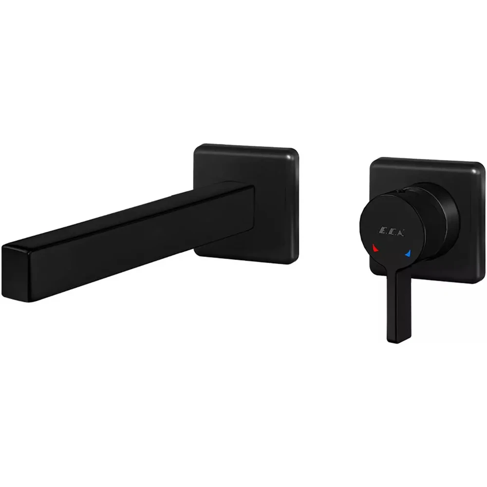 Eca Life Mat Siyah Ankastre Lavabo Bataryası - 102167622C1-KK Hemen Al