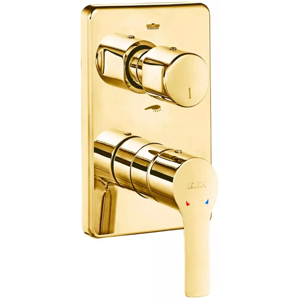 Eca Luna 2 Yollu Altın Ankastre Banyo Bataryası - 102167236A1-KDE Hemen Al