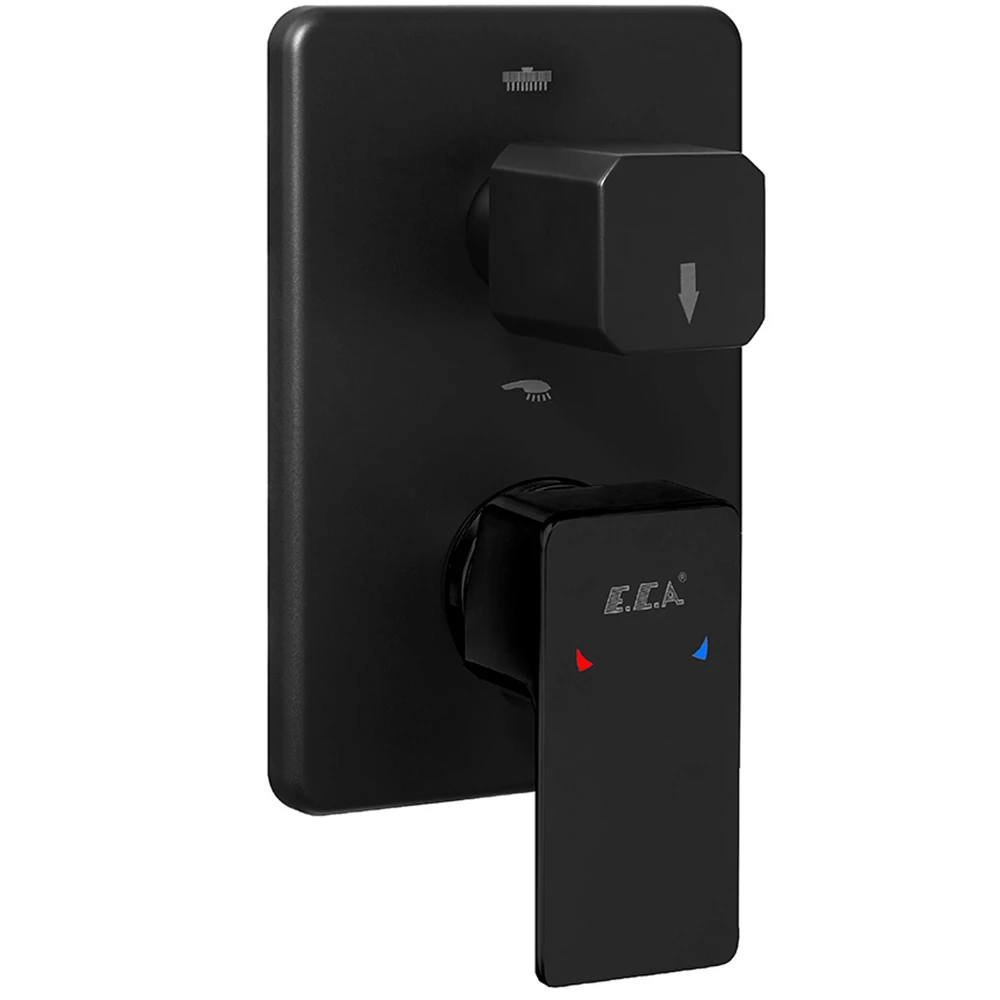 Eca Royal 2 Yollu Mat Siyah Ankastre Banyo-Duş Bataryası - 102167251C1-KDE Hemen Al