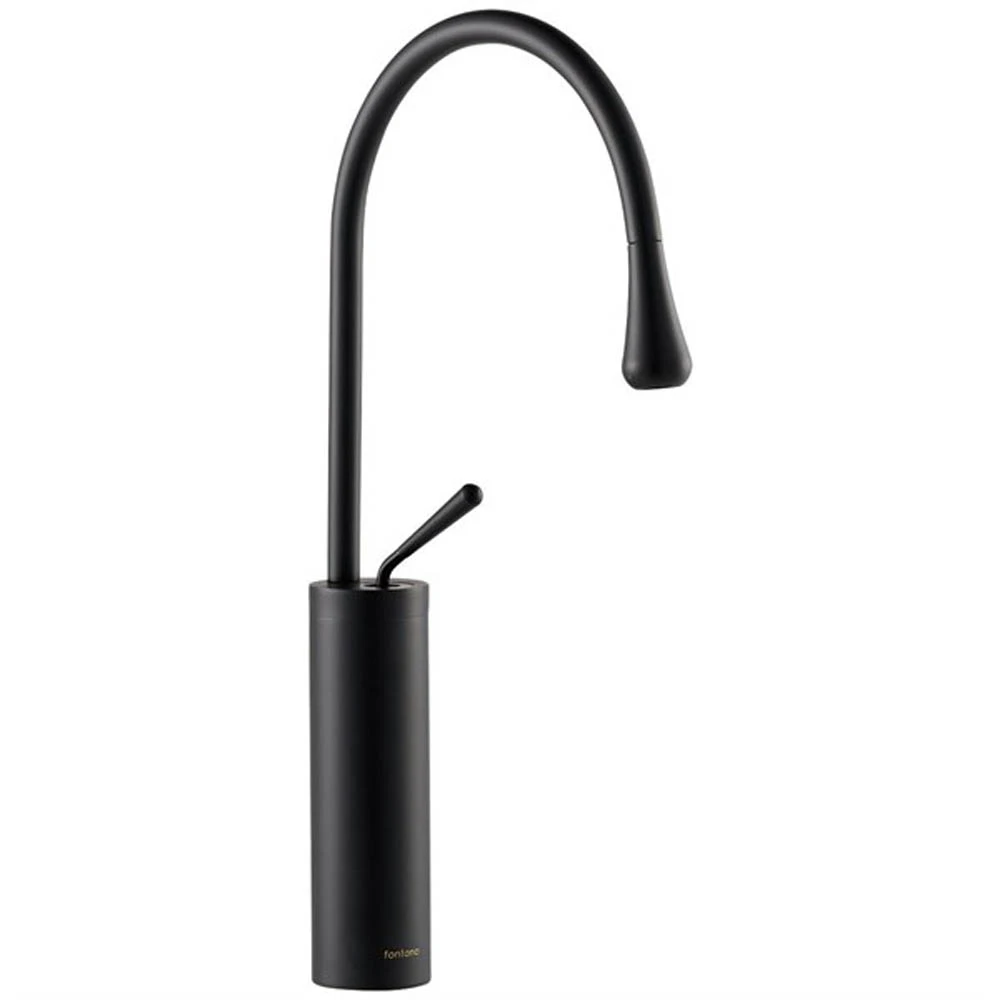 Fontana F-815 Siyah Lavabo Bataryası Hemen Al