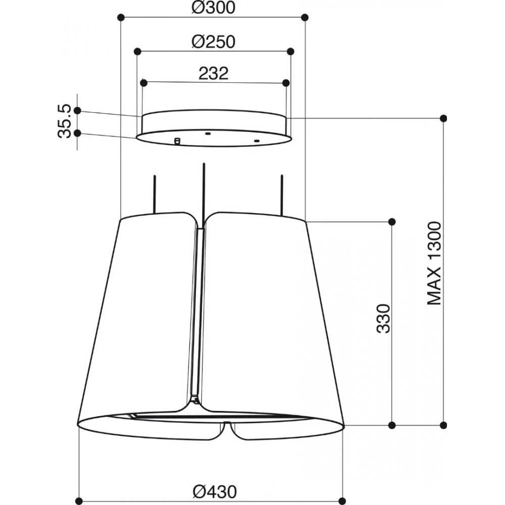 Faber Beat WH Matt F45 Mat Beyaz Ada Davlumbaz Hemen Al