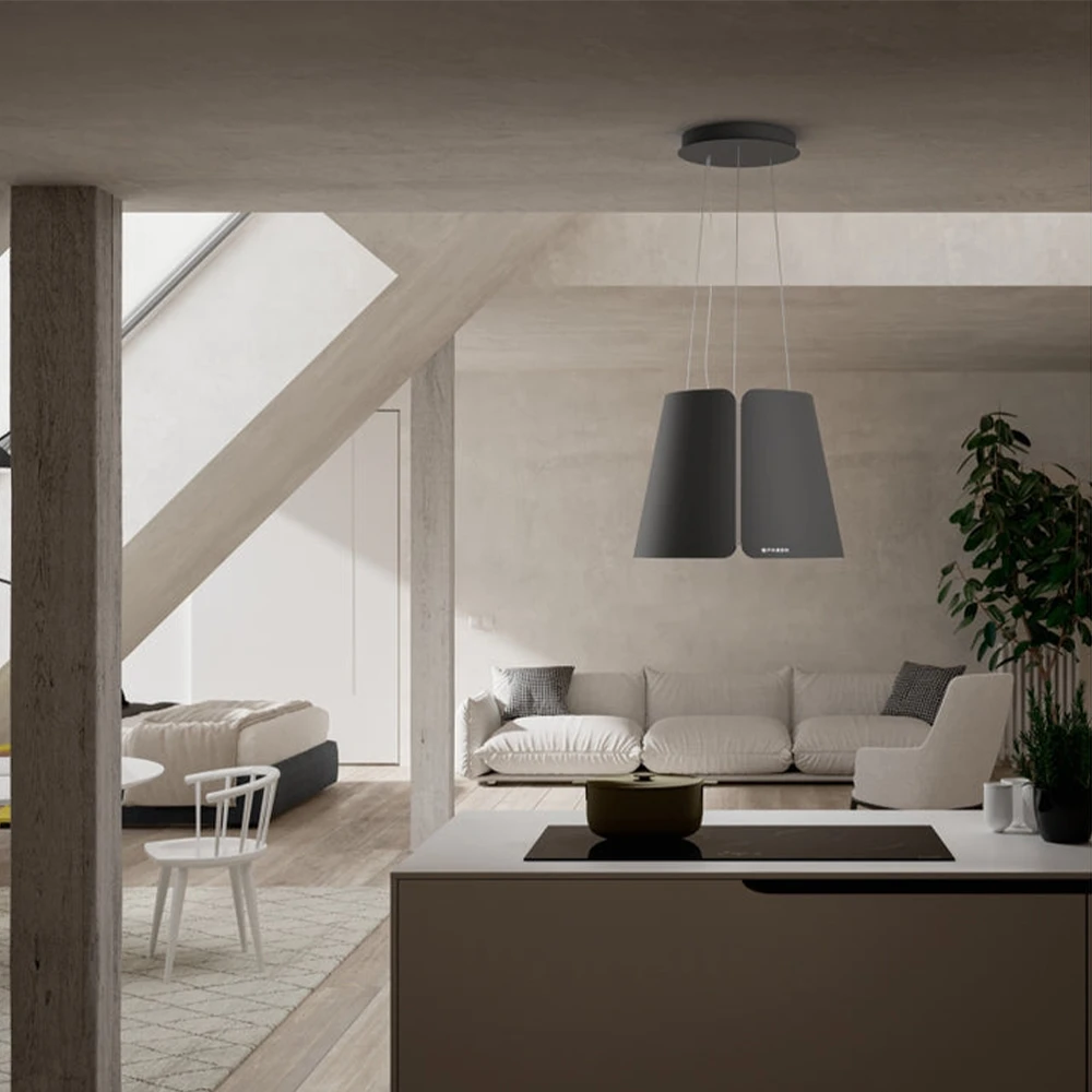 Faber Beat DG Matt F45 Mat Gri Ada Davlumbaz Hemen Al