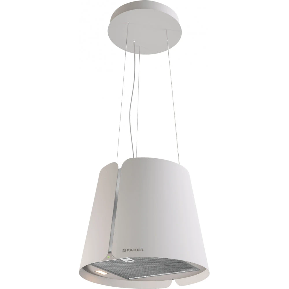 Faber Beat WH Matt F45 Mat Beyaz Ada Davlumbaz Hemen Al