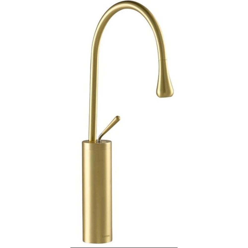 Fontana F-812F Fırçalanmış Altın Lavabo Bataryası Hemen Al