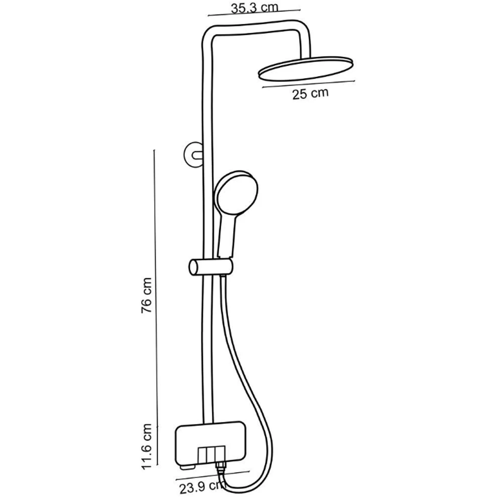 Fontana FJ-3153F Rose Gold Duş Kolonu Hemen Al