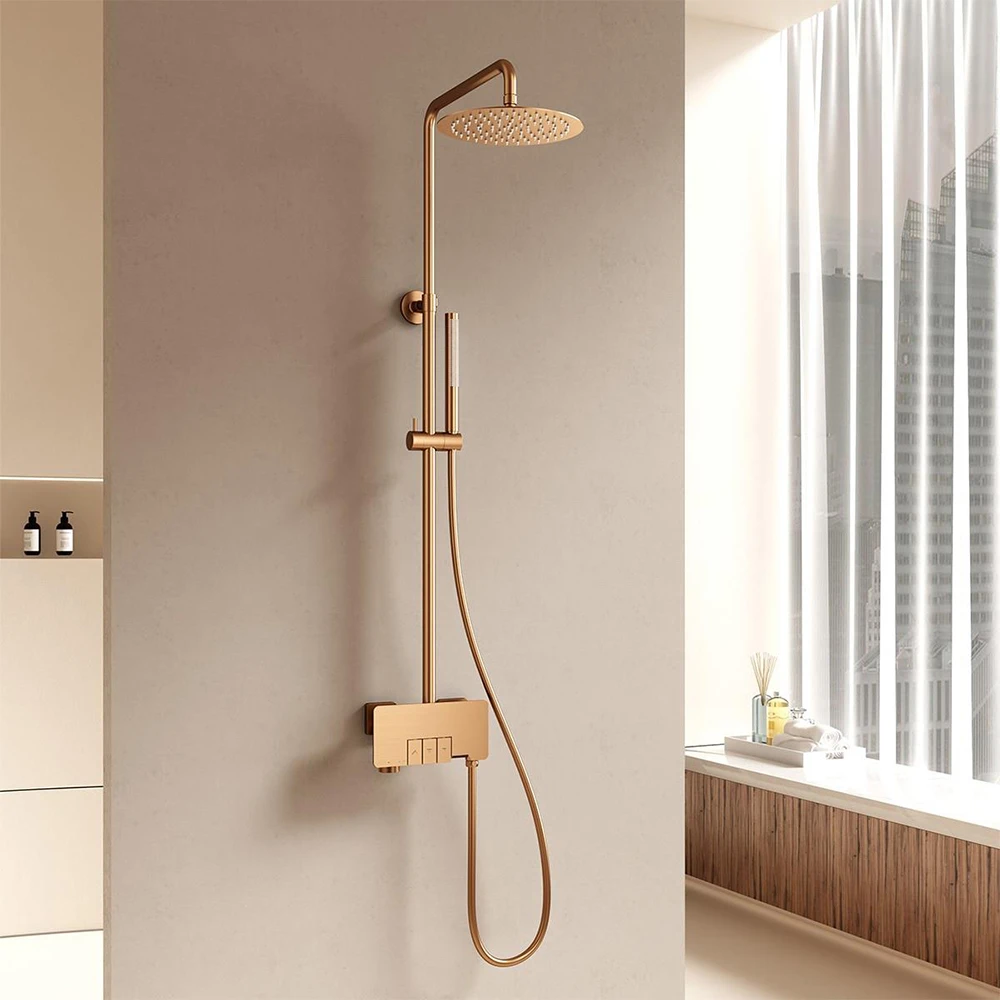 Fontana FJ-3153F Rose Gold Duş Kolonu Hemen Al