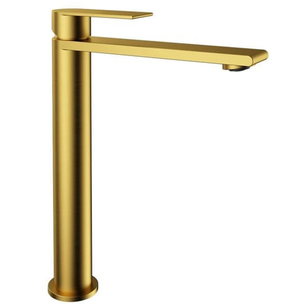 Fontana FJ-SS1022 Mat Altın Yüksek Lavabo Bataryası Hemen Al