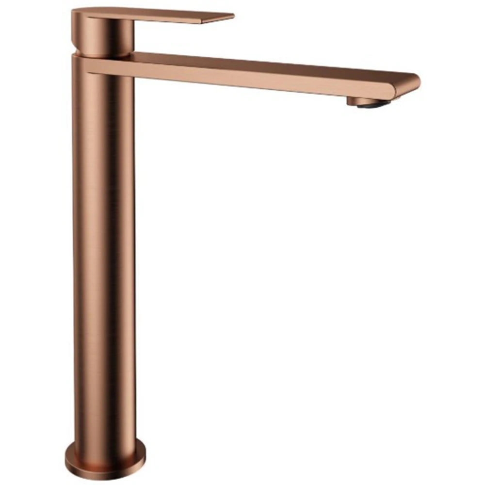 Fontana FJ-SS1023 Mat Rose Yüksek Lavabo Bataryası Hemen Al