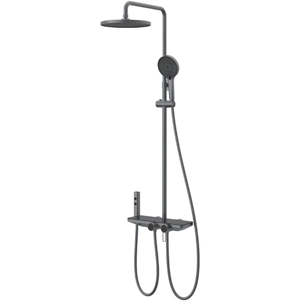 Fontana FJ-SS6157 Mat Siyah Duş Kolonu Hemen Al