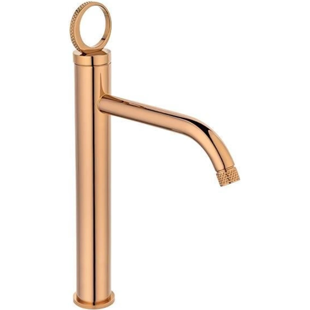 Fontana FK-4023 Parlak Rose Gold Yüksek Lavabo Bataryası Hemen Al