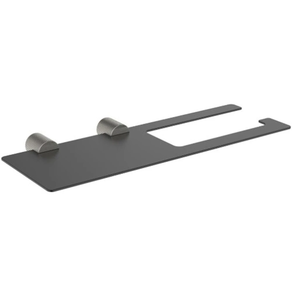 Fontana FY-90103 Mat Krom-Siyah Tuvalet Kağıtlığı Hemen Al