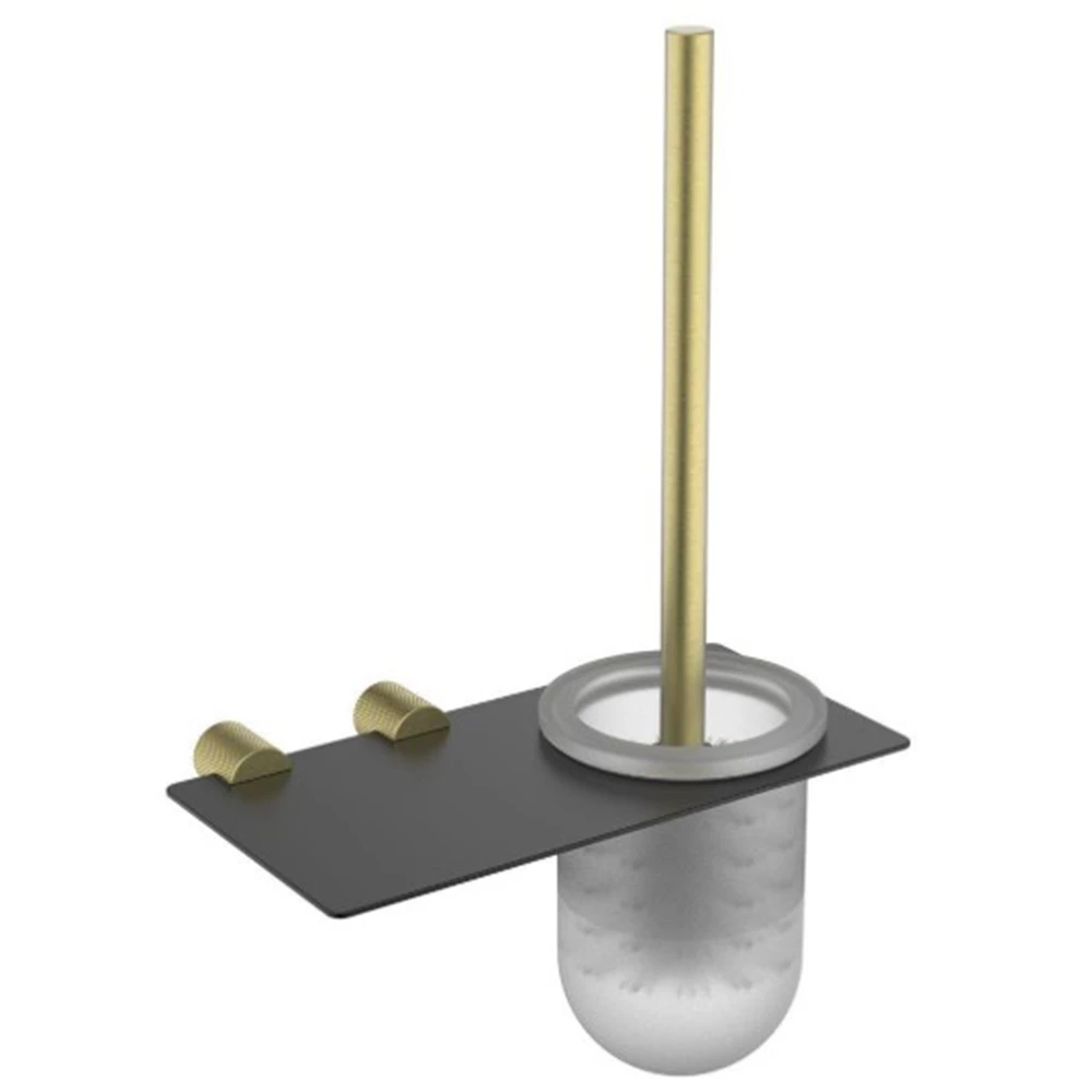 Fontana FY-90204 Altın-Siyah Tuvalet Fırçalığı Hemen Al
