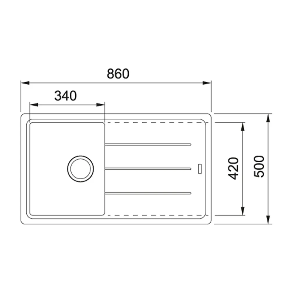 Franke Basis Bfg 611-86 Granit Eviye + Active Plus Doccia 2.0 Armatür Seti (Avena) Hemen Al