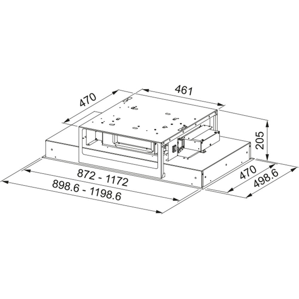 Franke CEILING FCMA 90 C XS A+ Tavan Tipi Davlumbaz Hemen Al