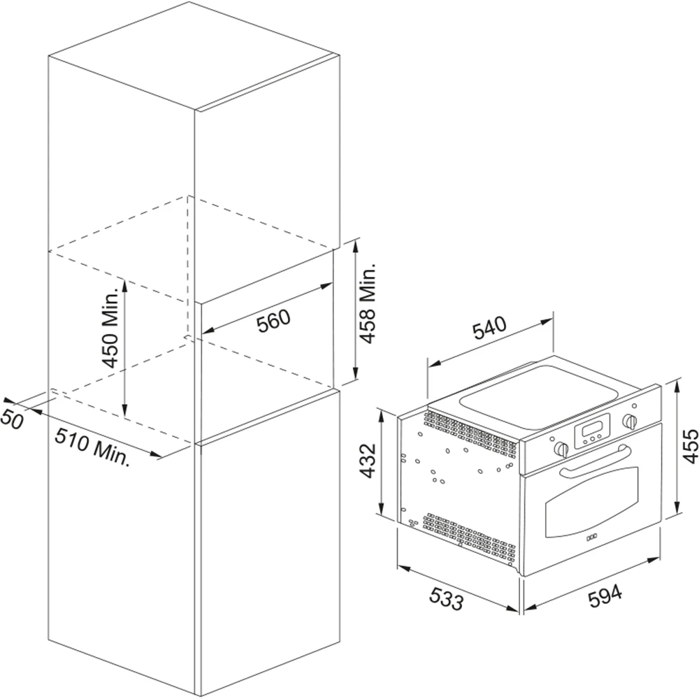 Franke Classicline FMW 45 CL G ON Nero Ankastre Mikrodalga Fırın Hemen Al