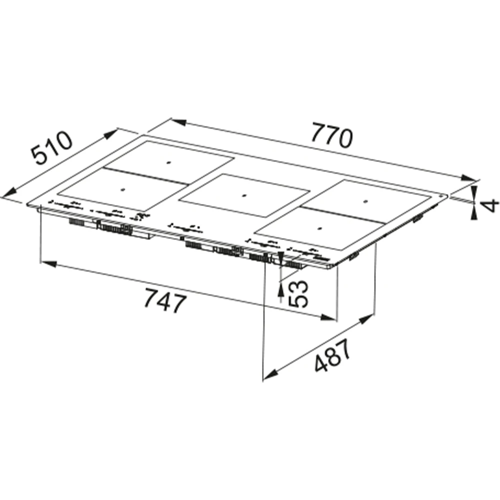Franke Mythos K-LINK FMY 805 I F KL MB Mat Siyah İndüksiyonlu Ankastre Ocak Hemen Al