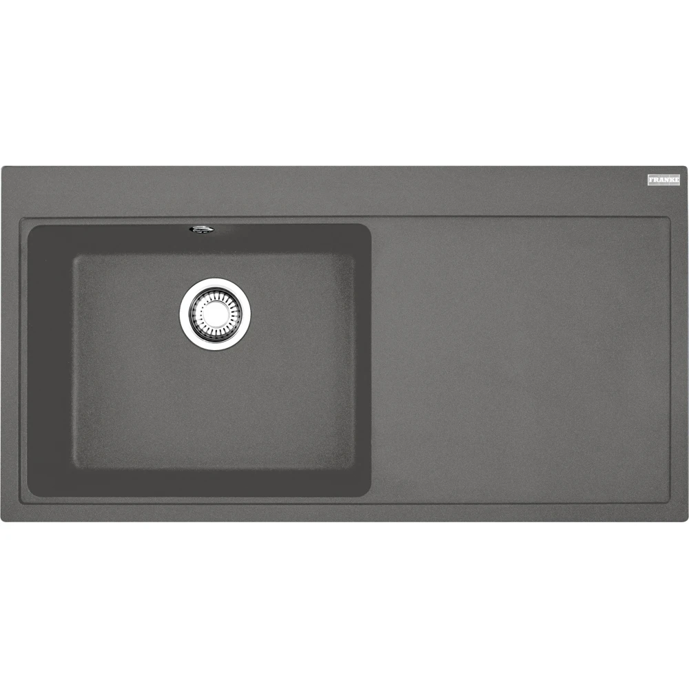 Franke Mythos MTG 611-100 Sağ Damlalıklı Stone Grey Granit Evye Hemen Al
