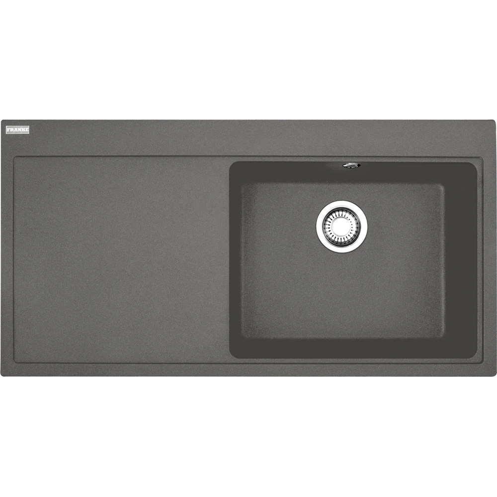 Franke Mythos MTG 611-100 Sol Damlalıklı Stone Grey Granit Evye Hemen Al