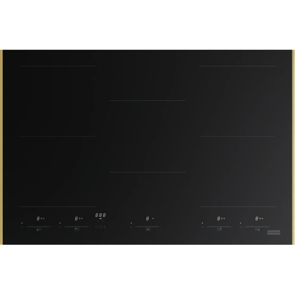 Franke Mythos Masterpiece FMY 805 I F KL GD Siyah Cam-Altın İndiksiyonlu Ocak Hemen Al