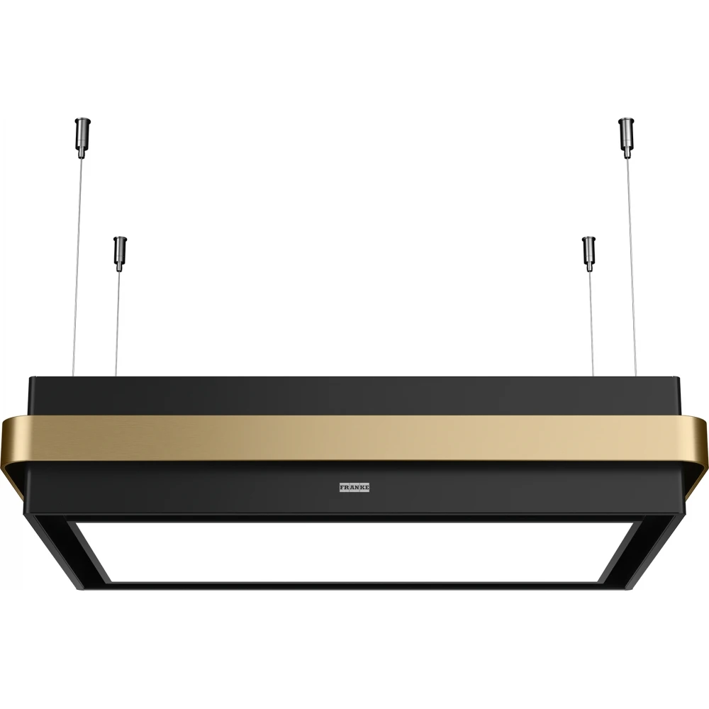 Franke Mythos Masterpiece FMYS BK/GD F80 KL Mat Siyah-Altın Ada Davlumbaz Hemen Al