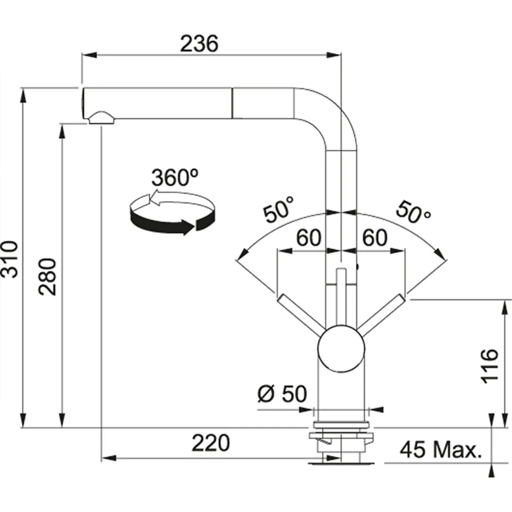 Franke Urban Ubg 651-100 1,5 Gözlü Granit Evye + Active Plus Doccia 2.0 Armatür (Sahara) Hemen Al